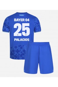 Fotbalové Dres Bayer Leverkusen Exequiel Palacios #25 Dětské Třetí Oblečení 2025-26 Krátký Rukáv (+ trenýrky)